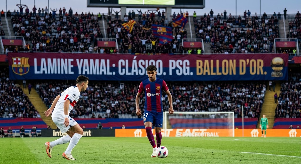 FC Barcelone Lamine Yamal : PSG, Clasico, Ballon d&rsquo;Or